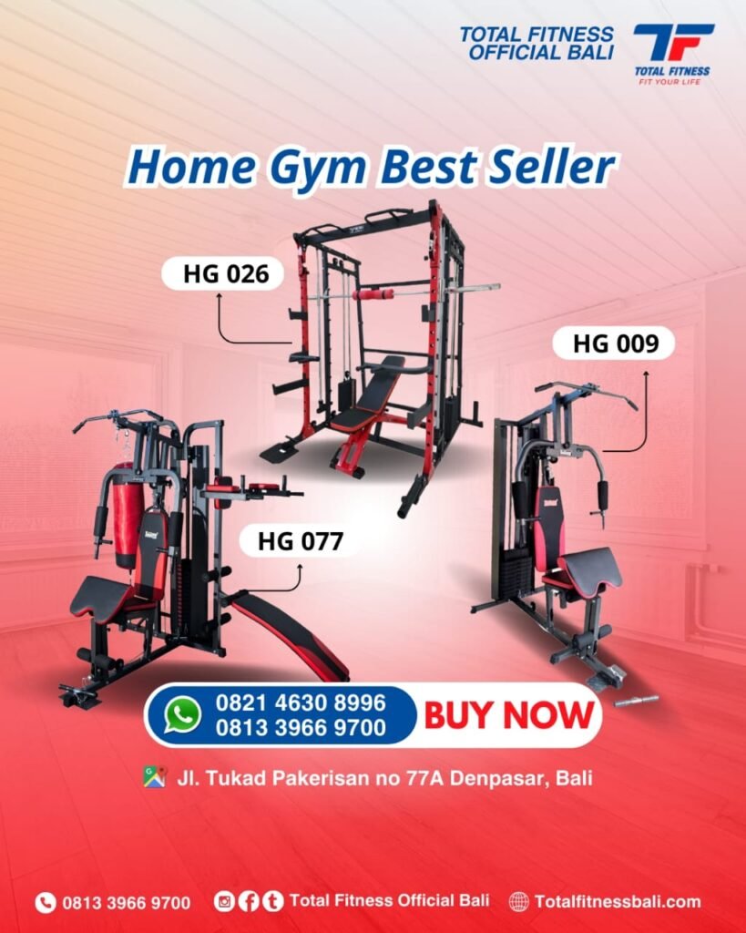 total fitness official bali - promo home gym terbaik dan berkualitas di indonesia - pusat di kota denpasar - 2