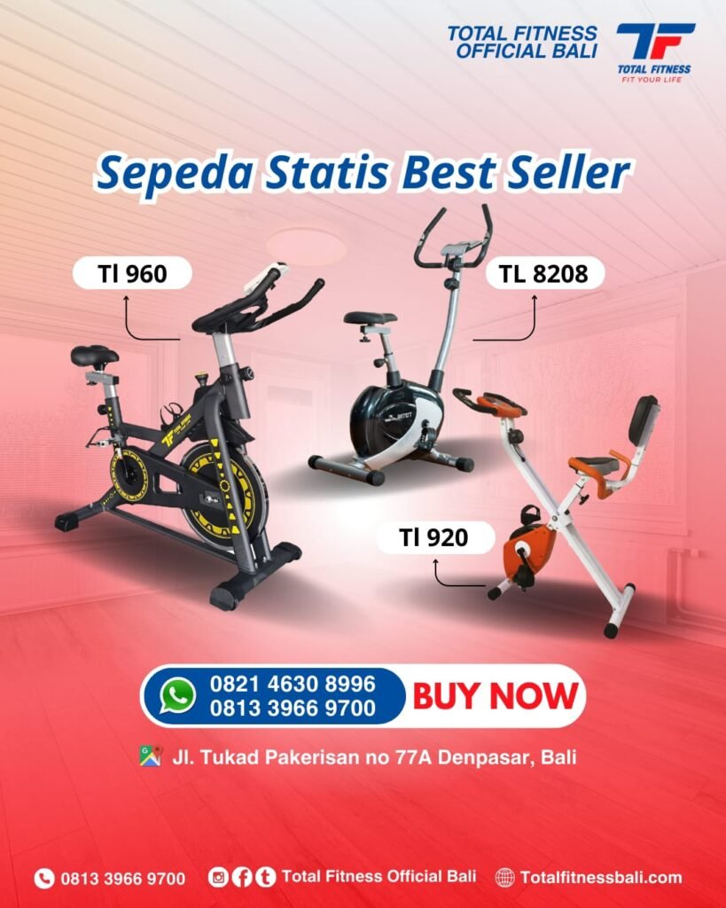 total fitness official bali - promo sepeda statis terbaik dan berkualitas di indonesia - pusat di kota denpasar - 3
